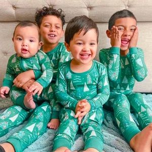 Little Sleepies Green Twinkling Trees Bamboo Viscose Pajama Set, 2 pcs.